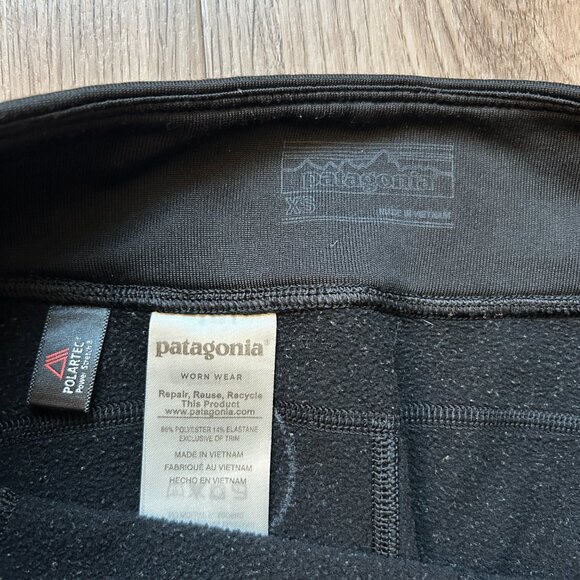 Patagonia Women's Crosstrek Fleece Bottom in Black Size XS - Picture 7 of 9